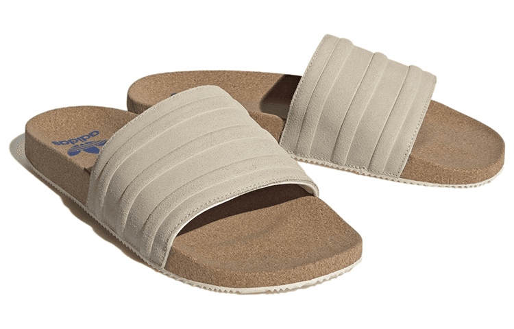 Сандалии adidas Adilette Premium Brown White - изображение 3