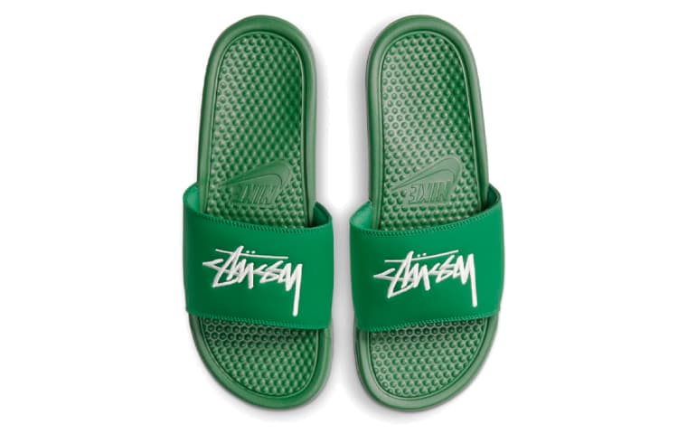 Сандалии Stussy x Nike Benassi Pine Green - изображение 4