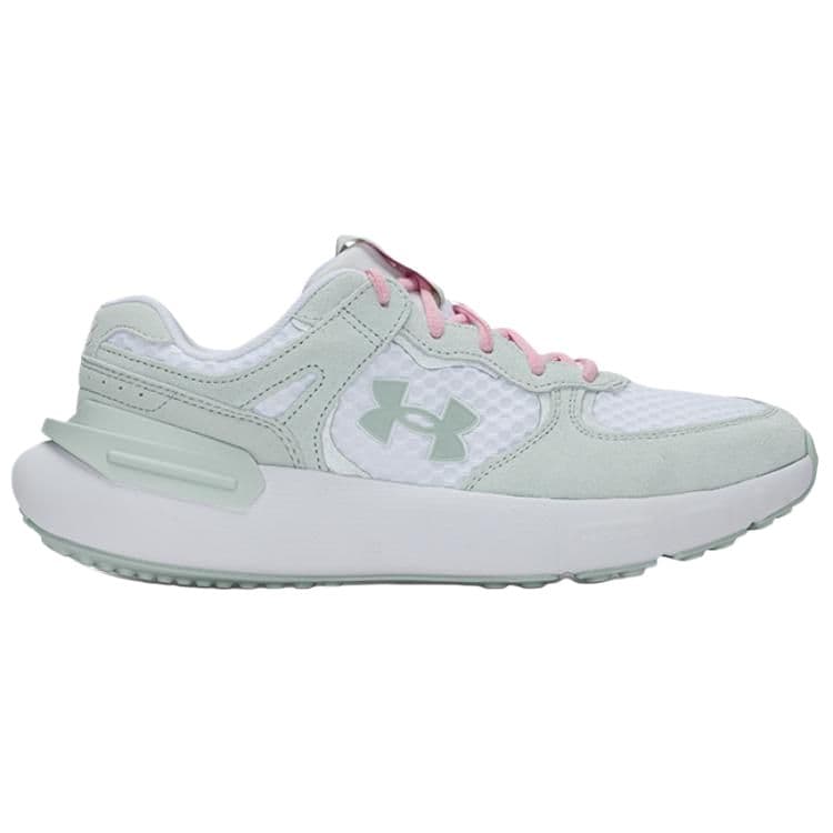 Кроссовки Under Armour Устойчивое к истиранию покрытие Низкий верх Повседневная обувь Унисекс Белый Зеленый - изображение 2