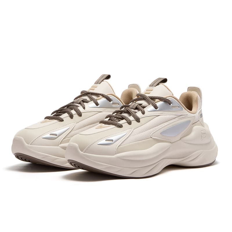 Кроссовки FILA FUSION BUZZARD Meteorite Shoes Текстиль Синтетическая кожа Низкий верх Повседневная обувь Мужская Латте коричневый - изображение 3