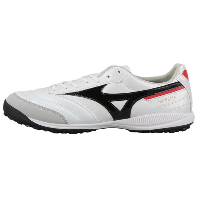 Кроссовки для футбола Mizuno MORELIA SALA TF Шипы Противоскользящие Футбольные бутсы Унисекс Белый Черный Красный - изображение 1
