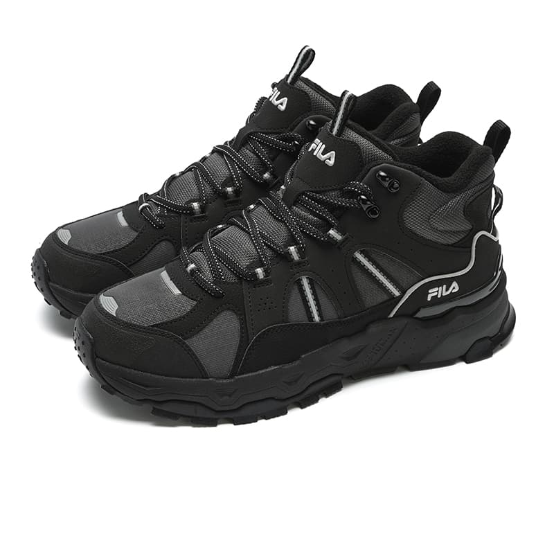 Кроссовки FILA Trek 1S Износостойкие Низкие Повседневные Кроссовки Женские Черные - изображение 3