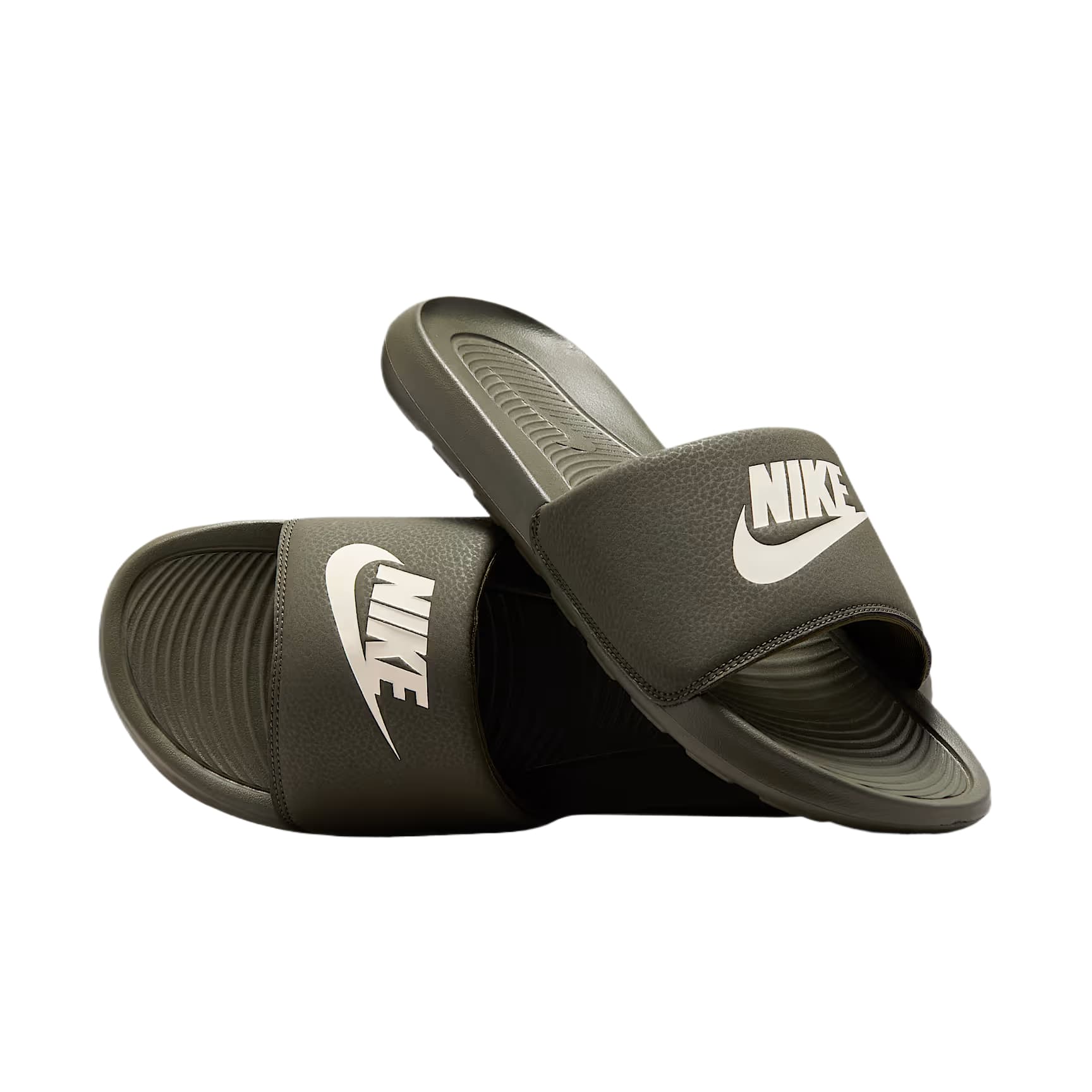 Сандалии Nike VICTORI ONE SLIDE Тапочки Мужские Армейский Зеленый - изображение 4