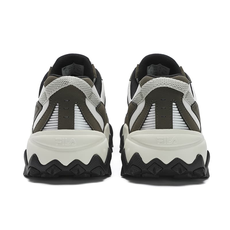 Кроссовки FILA OAKMONT 2S OUKE Starry 2S Low Top Повседневная обувь Мужская Белый Коричневый - изображение 4