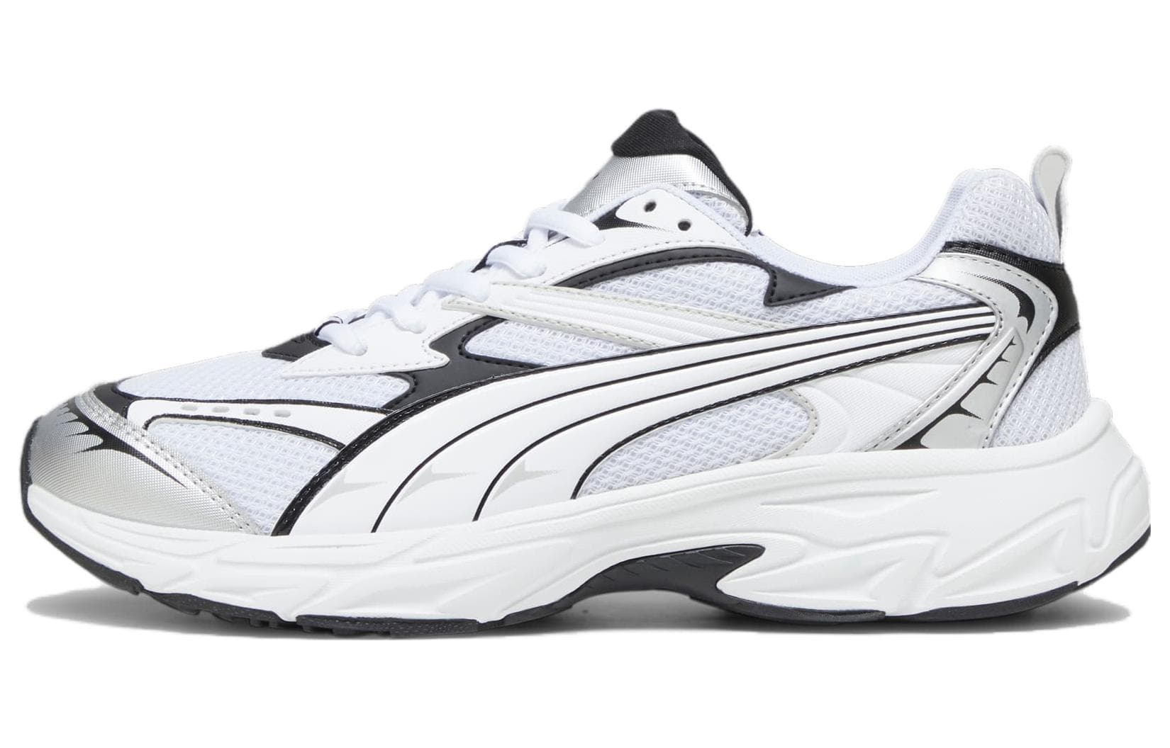 Кроссовки PUMA Morphic Амортизация Дышащая Низкий Верх Повседневная Обувь Унисекс Белый - изображение 1