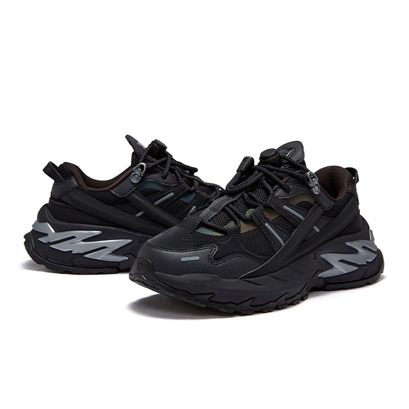 Кроссовки FILA FUSION Comet Синцзи Обувь Low Топ Повседневная обувь Женские Черный - изображение 3