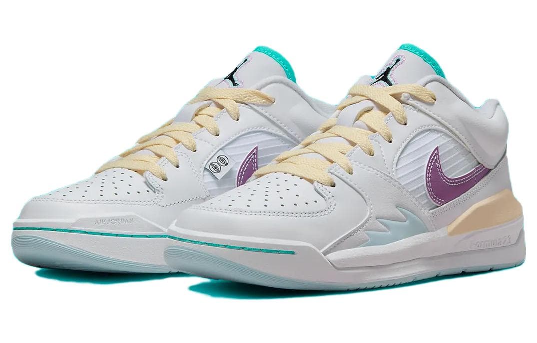 Кроссовки Jordan Stadium 90 White Yellow Purple - изображение 3