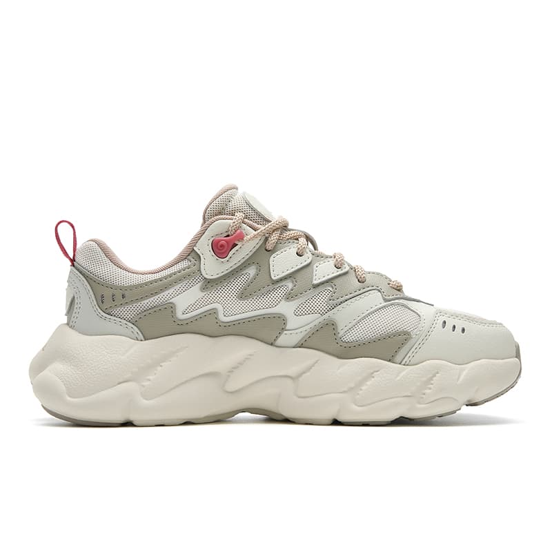 Кроссовки FILA FERN 2 Противоскользящая Отскок Низкий Топ Повседневная Обувь Женская Белый Коричневый - изображение 2