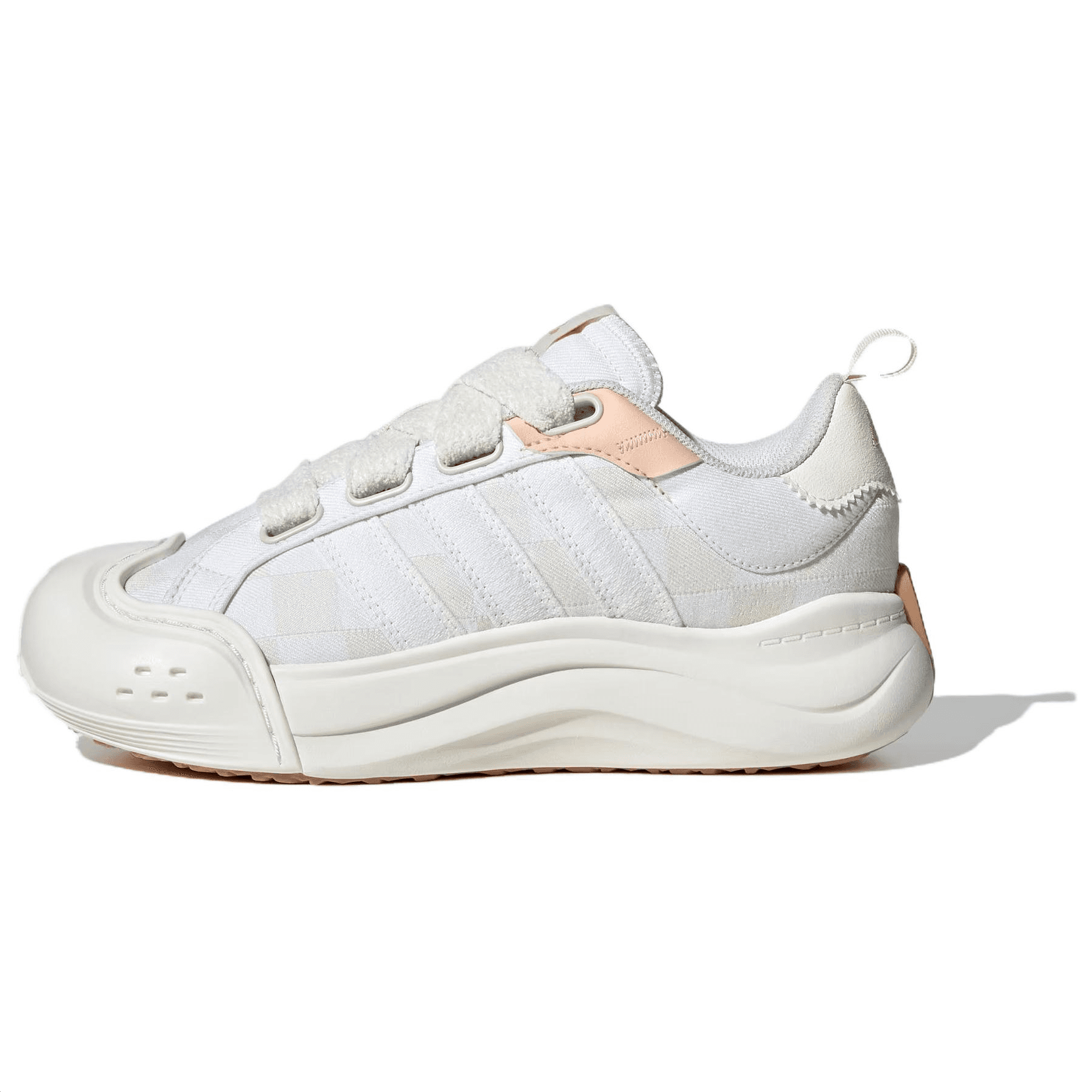 Кроссовки Adidas MAXXCOURT SPW Трендовые Антислип Резиновые Низкие Теннисные Кроссовки для Женщин Белые Розовые - изображение 1