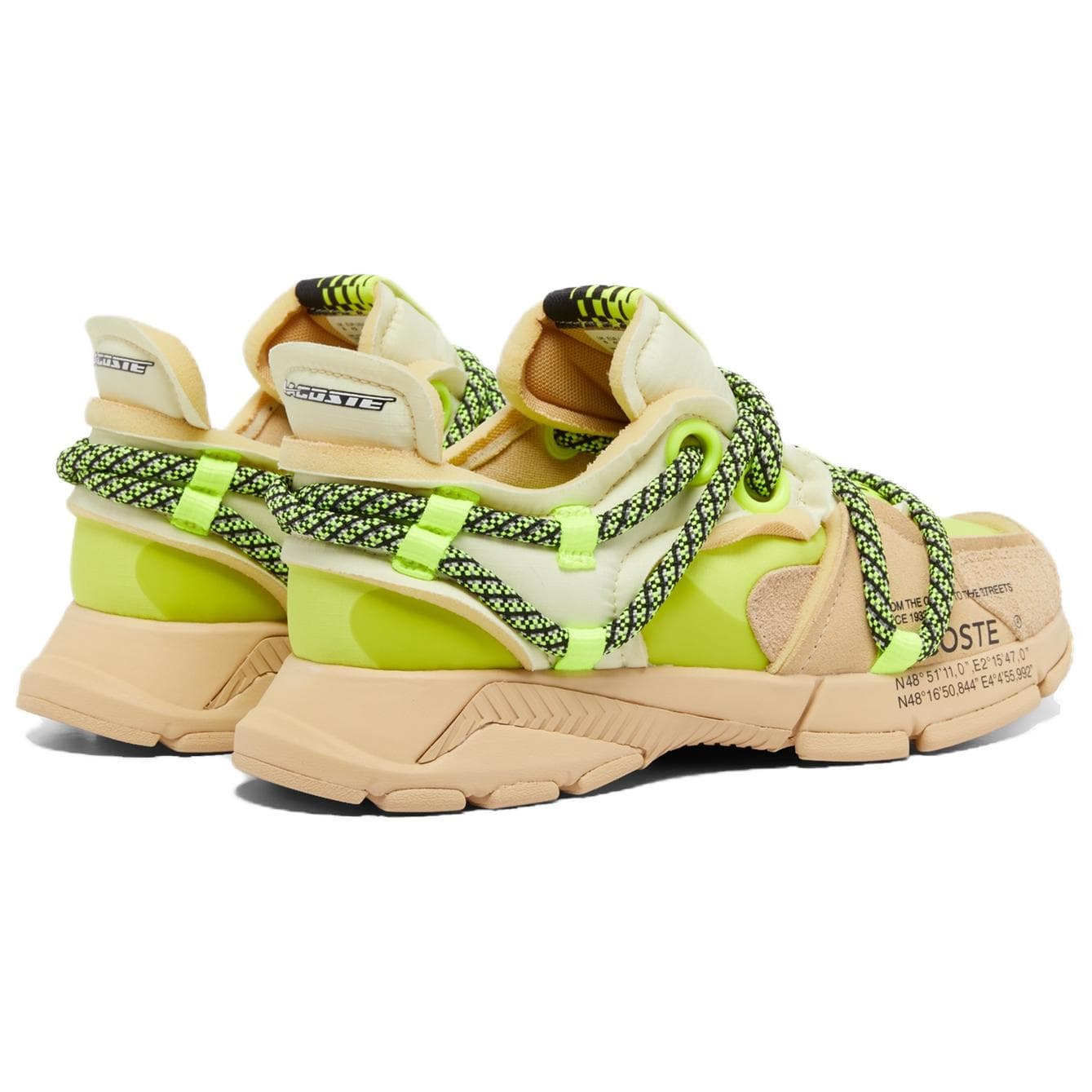 Кроссовки LACOSTE L003 Active Runway Противоскользящая Низкая Повседневная Обувь Мужская Зеленая - изображение 3