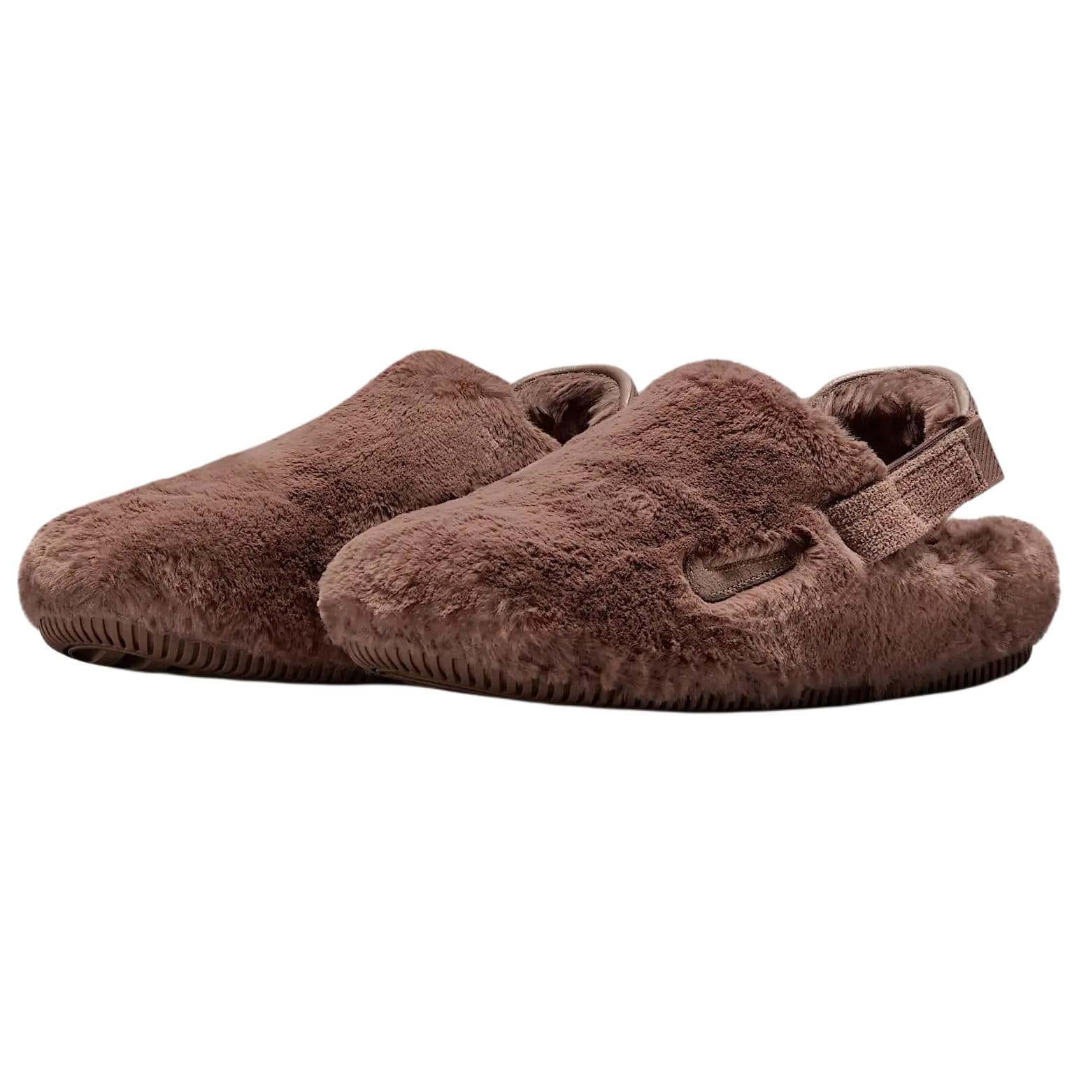 Кроссовки Nike Calm Mule SE противоскользящая устойчивая к истиранию низкий верх повседневная обувь женская коричневый - изображение 2