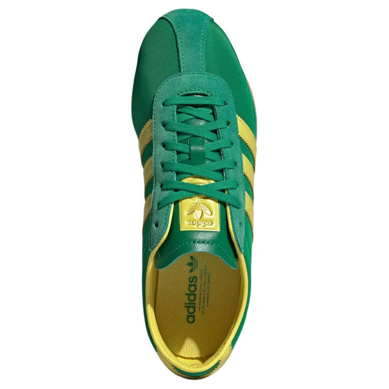 Кроссовки Adidas Originals Tokyo Противоскользящая Устойчивая к истиранию Низкий Верх Повседневная Обувь Женская Зеленая Желтая - изображение 5