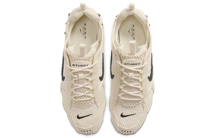 Кроссовки Stussy x Nike Air Zoom Spiridon CG 2 Desert Yellow - изображение 4