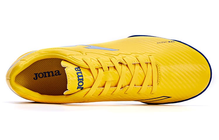 Кроссовки для футбола Joma tf Шипы противоскользящие устойчивые к истиранию дышащие футбольные бутсы мужские желтые - изображение 4