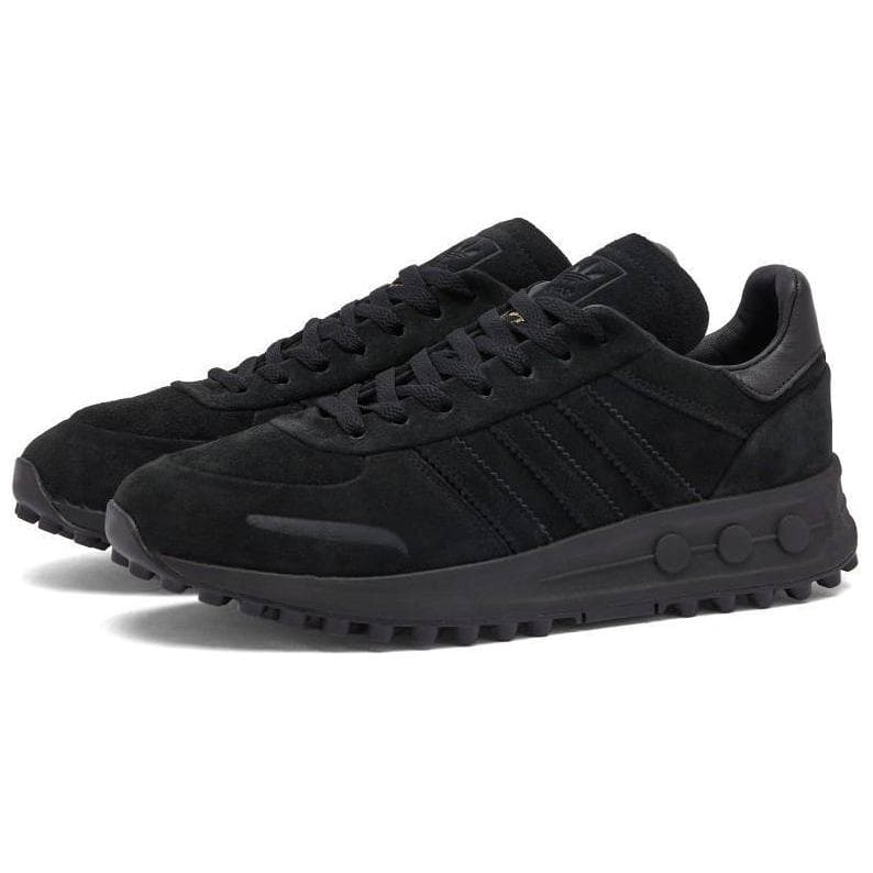 Кроссовки для футбола Adidas Originals LA Trainer Противоскользящая устойчивая к истиранию Повседневная обувь Мужская Черная - изображение 4