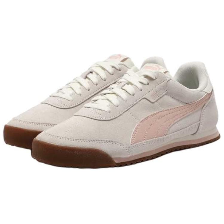 Кроссовки PUMA Turino 2 Low Топ Повседневная обувь Женская Белый Розовый - изображение 3