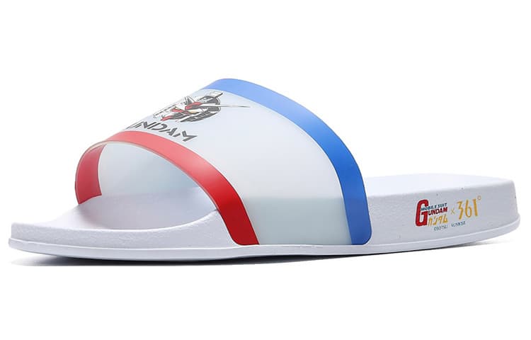Сандалии 361° Gundam Slippers White Blue Red - изображение 2