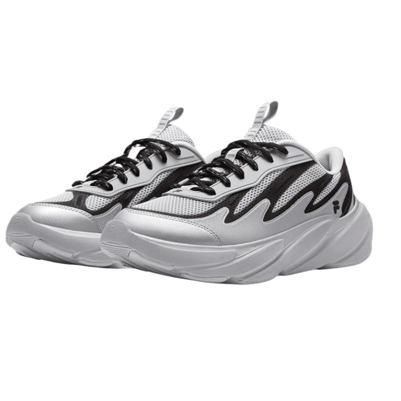 Кроссовки FILA FUSION Stormy Обувь Низкий Верх Повседневная Обувь Мужская Серый Серебряный - изображение 2