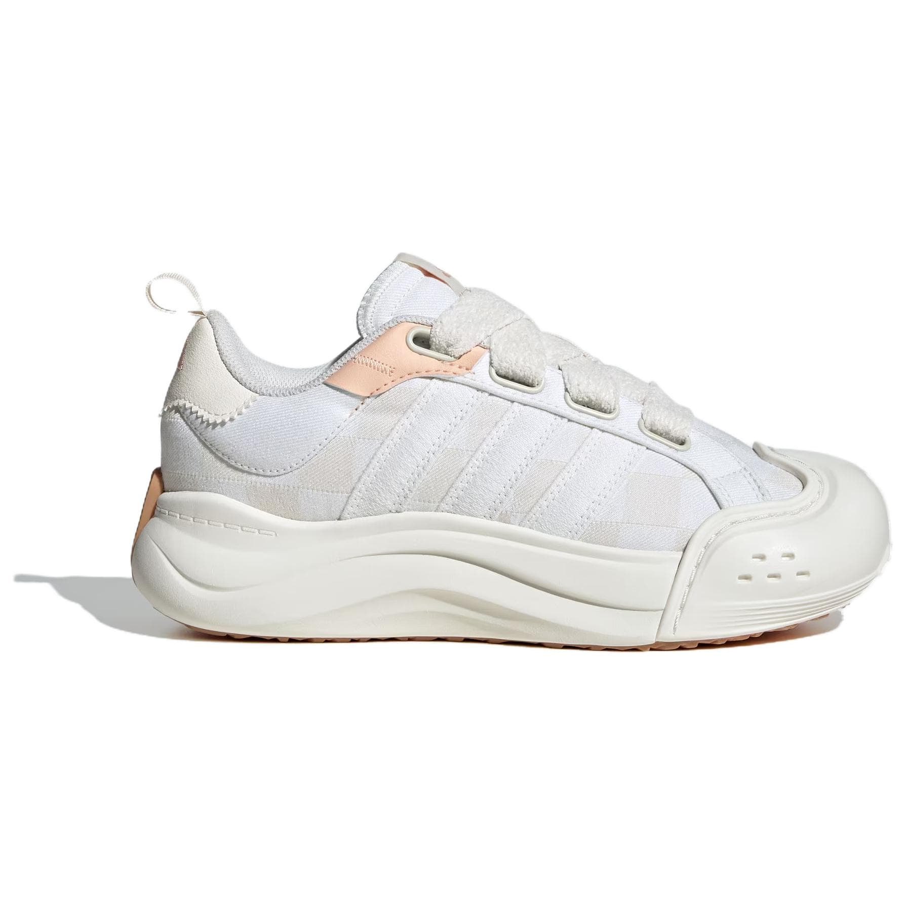 Кроссовки Adidas MAXXCOURT SPW Трендовые Антислип Резиновые Низкие Теннисные Кроссовки для Женщин Белые Розовые - изображение 2