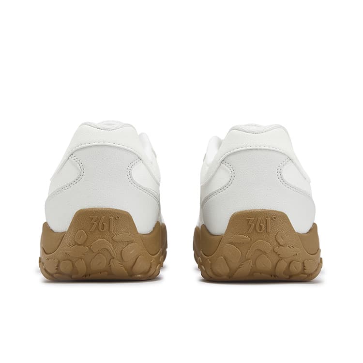 Кроссовки 361° Swan Shoes Износостойкий и Легкий Низкий Верх Повседневная Обувь Женская Перьевая Белая - изображение 4