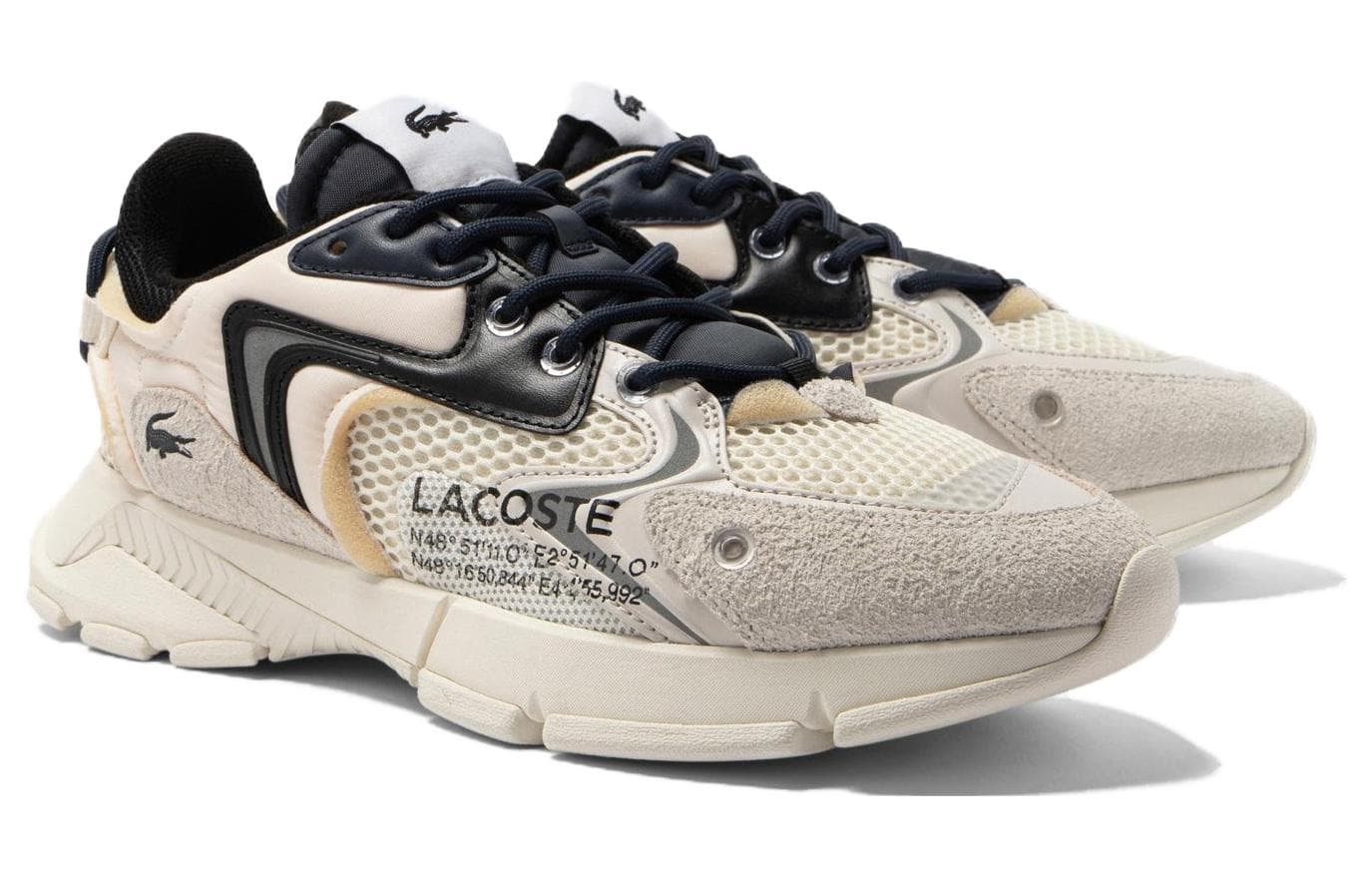 Кроссовки LACOSTE L003 Neo Ткань Удобный Низкий Топ Повседневная Обувь Мужская Серый - изображение 2