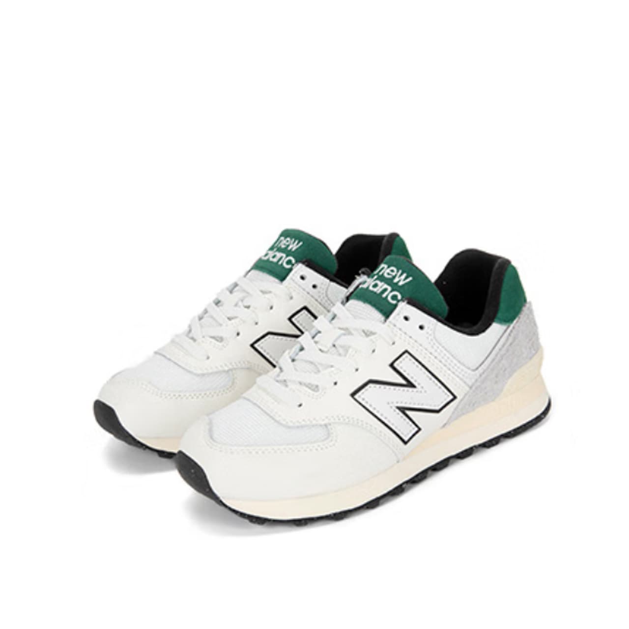 Кроссовки New Balance 574 White Green - изображение 3