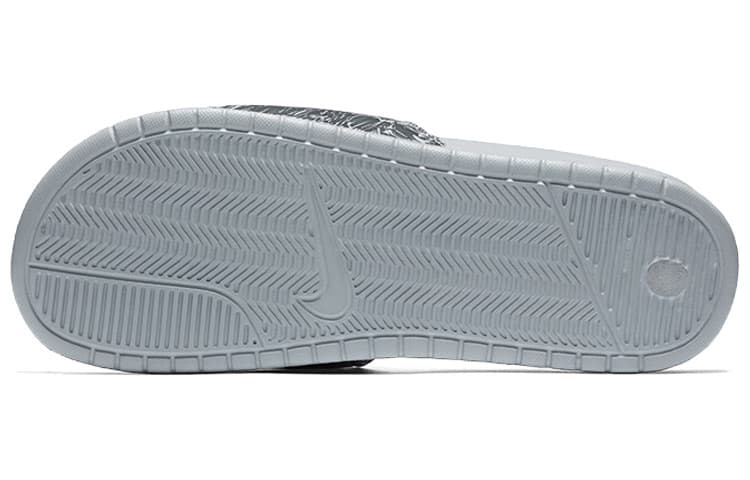 Сандалии Nike Benassi JDI Print White — фото 4