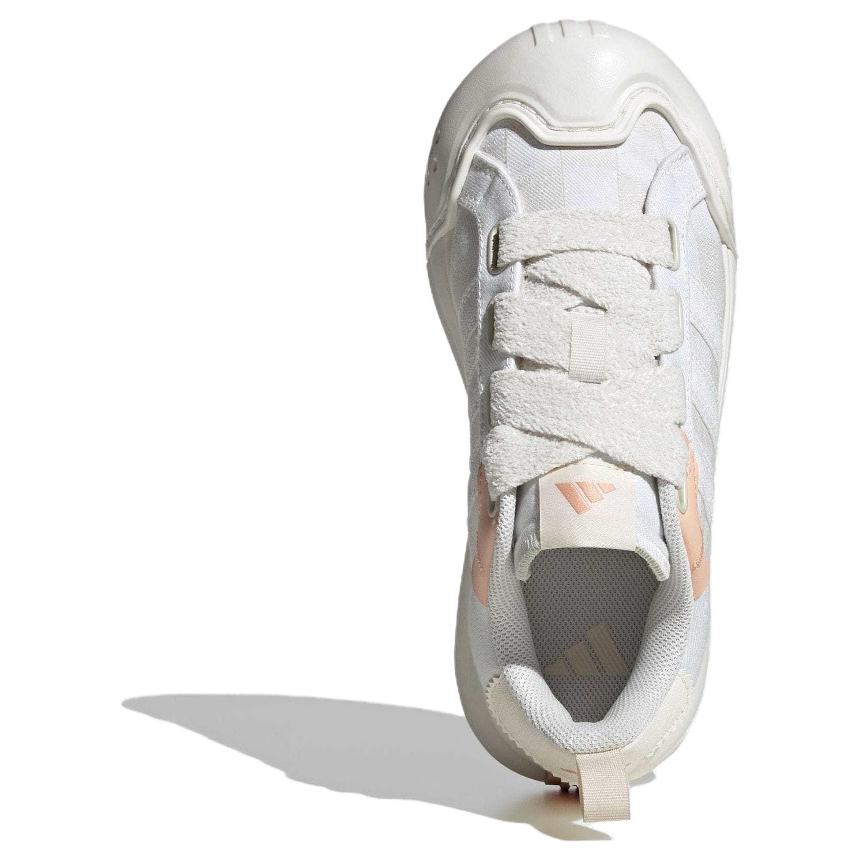 Кроссовки Adidas MAXXCOURT SPW Трендовые Антислип Резиновые Низкие Теннисные Кроссовки для Женщин Белые Розовые - изображение 4