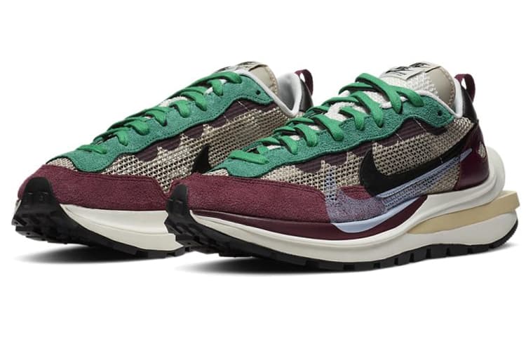 Кроссовки Sacai x Nike VaporWaffle Villain Red - изображение 3