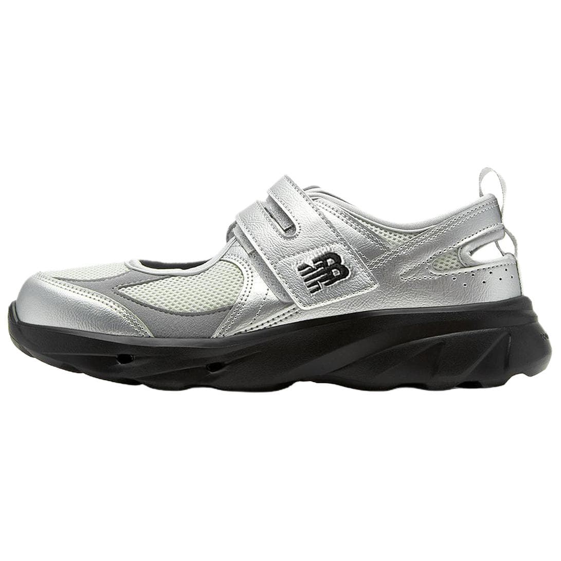 Кроссовки New Balance NB Cool Wind Низкие Туфли Мэри Джейн Женские Серебряные - изображение 1