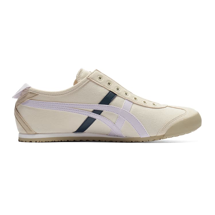 Кроссовки Onitsuka Tiger MEXICO 66 Slip-On Low-Top Повседневная Обувь Унисекс Экрю - изображение 2