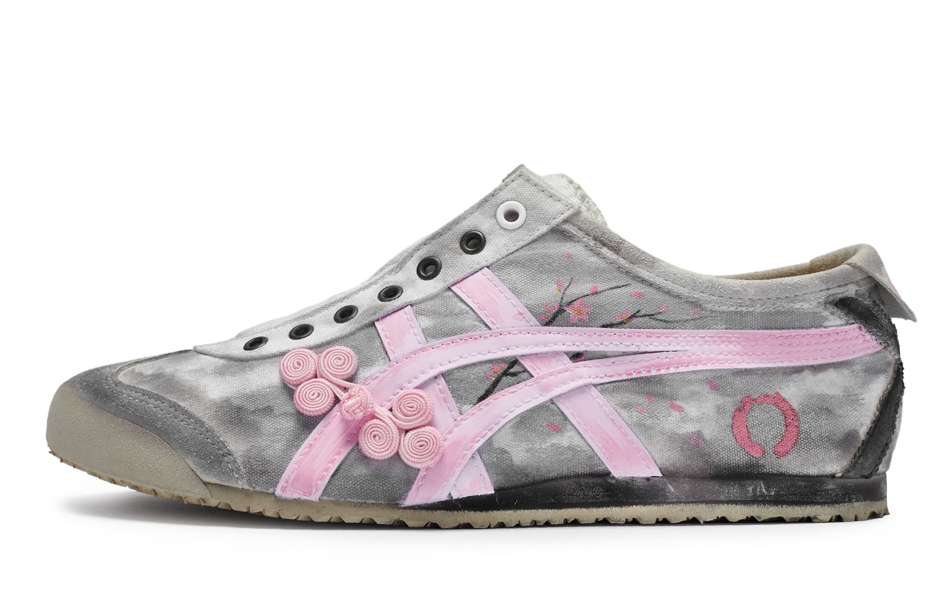 Кроссовки Onitsuka Tiger Mexico 66 Grey Pink - изображение 2