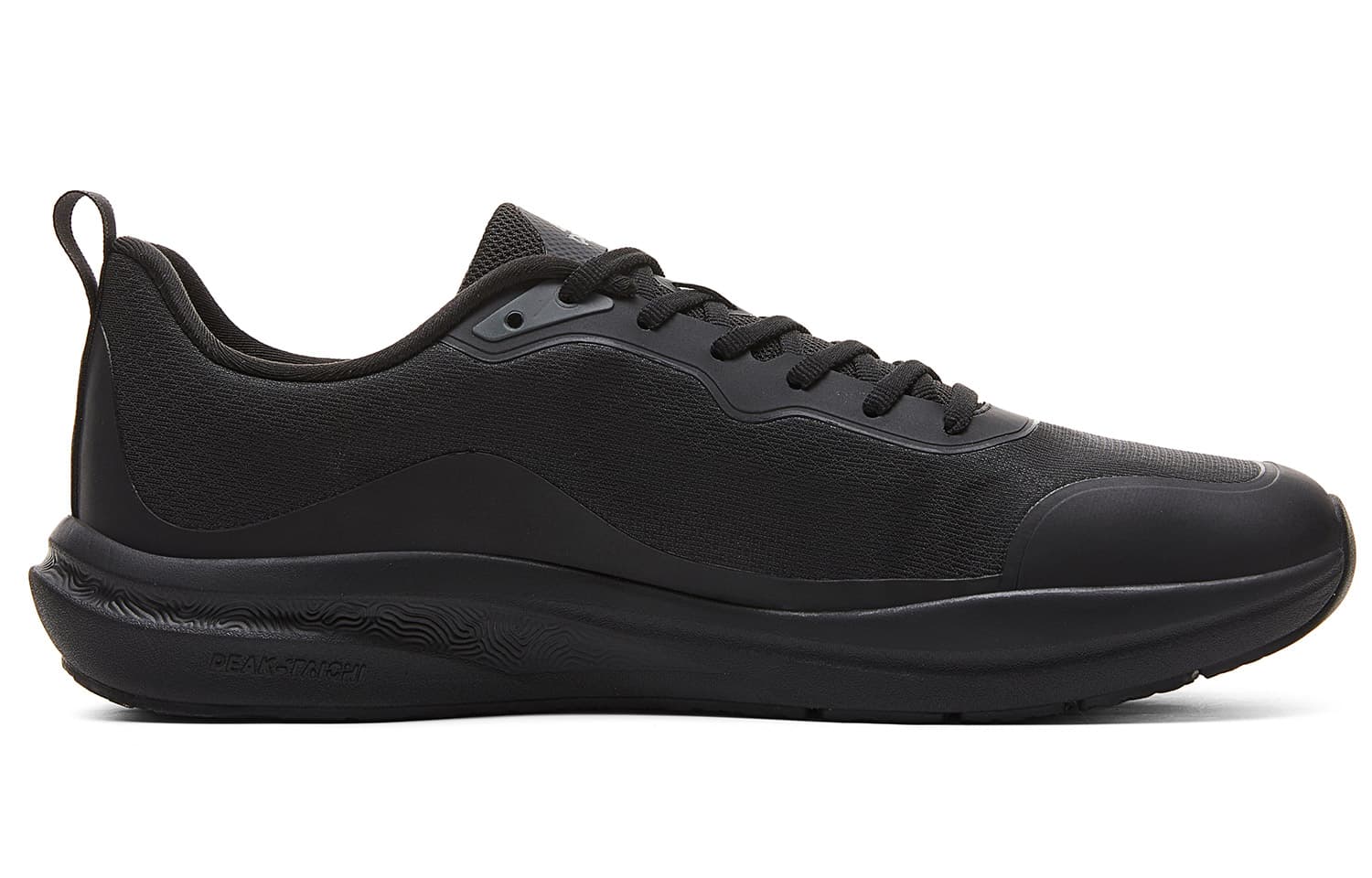 Кроссовки Peak TaiChi Barefoot Кроссовки для ходьбы Дышащий Low Топ Повседневная обувь Мужской Чисто черный - изображение 2