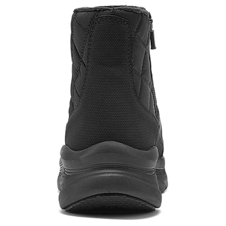 Ботинки зимние Skechers D'lux Walker Износостойкий MID Повседневная обувь Женская Черная - изображение 3