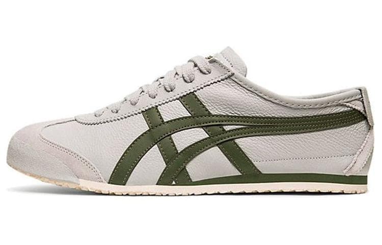 Кроссовки Onitsuka Tiger MEXICO 66 Противоскользящая Низкая Повседневная Обувь Унисекс Белый Зеленый - изображение 1
