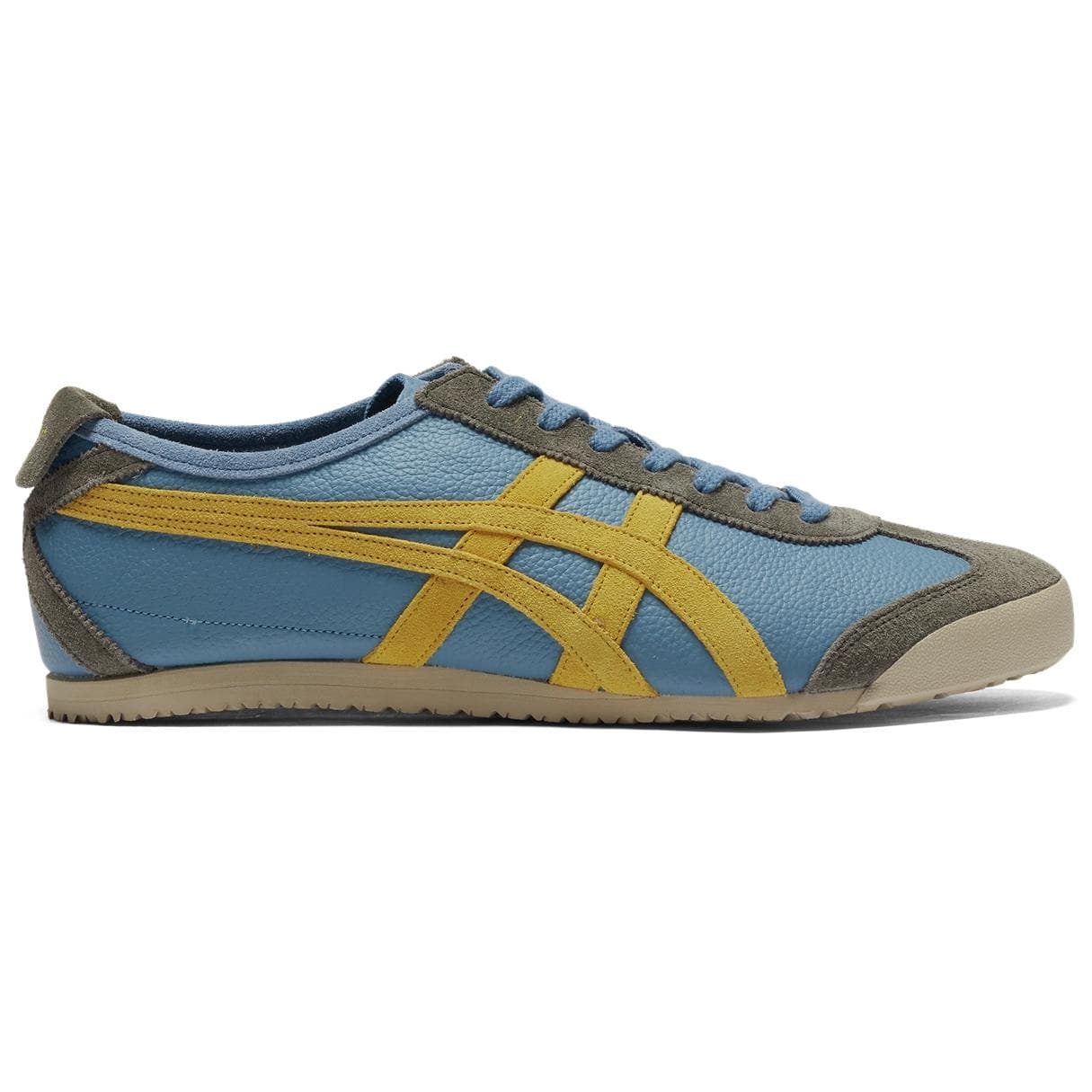 Кроссовки Onitsuka Tiger MEXICO 66 Нескользящая Легкая Низкая Повседневная Обувь Унисекс Синяя - изображение 2