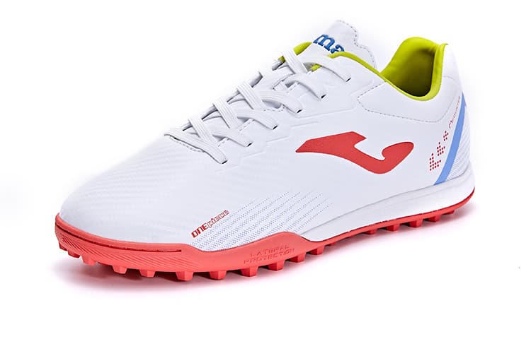 Кроссовки для футбола Joma tf Шипы Противоскользящие Износостойкие Противоскользящие Износостойкие Футбольные бутсы Мужские Белый Красный - изображение 3