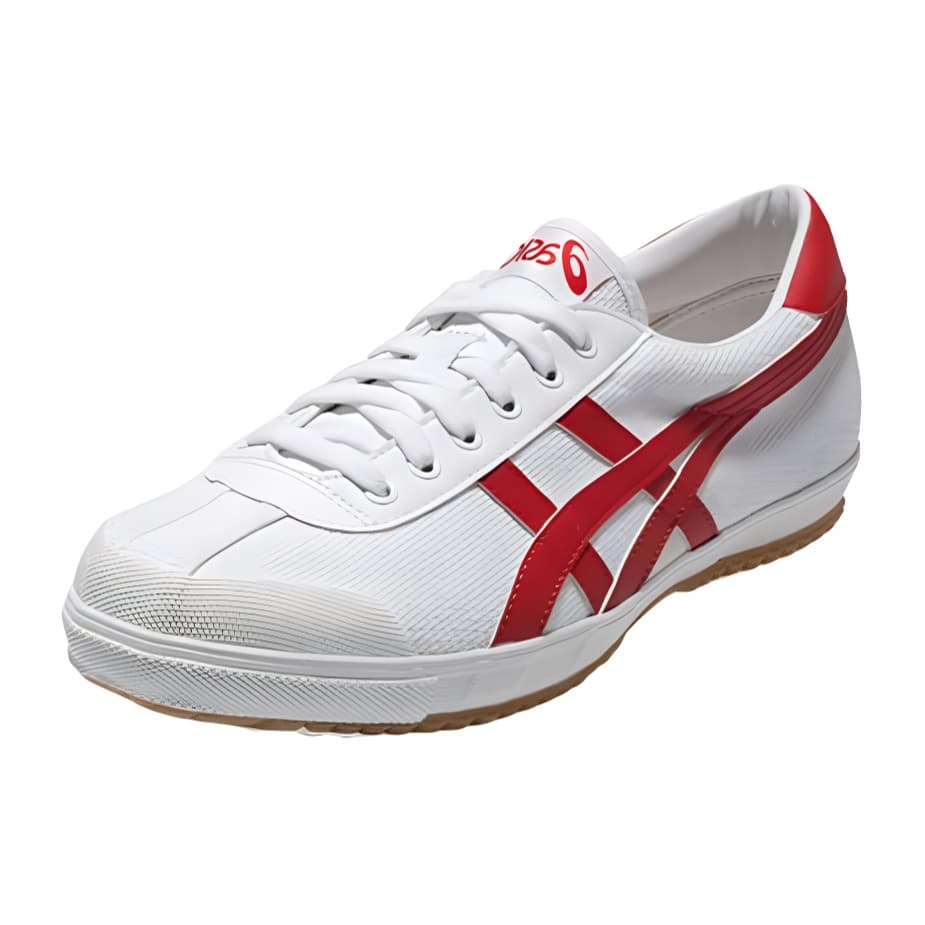 Кроссовки Asics TSG 110 Текстиль Синтетическая кожа Удобная Амортизация Износостойкий Низкий Верх Повседневная Обувь Унисекс Белый - изображение 3