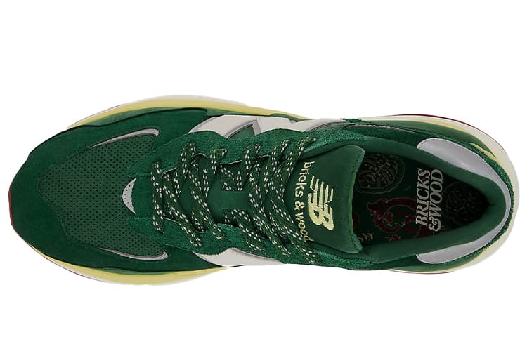 Кроссовки Bricks & Wood x New Balance 5740 Forest Green - изображение 3