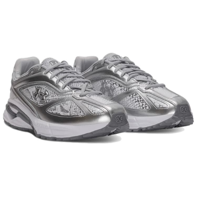 Кроссовки Under Armour Apparition Low Топ Повседневная обувь Унисекс Серебряный - изображение 3