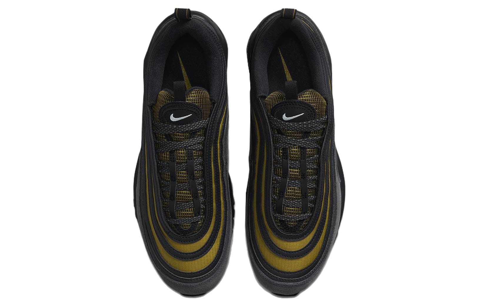 Кроссовки Nike Air Max 97 Black Yellow - изображение 4