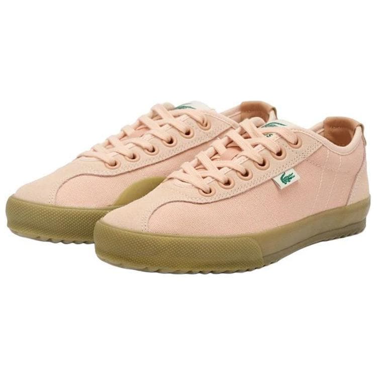 Кроссовки LACOSTE Противоскользящая Износостойкая Низкий Топ Повседневная Обувь Женская Розовая - изображение 3