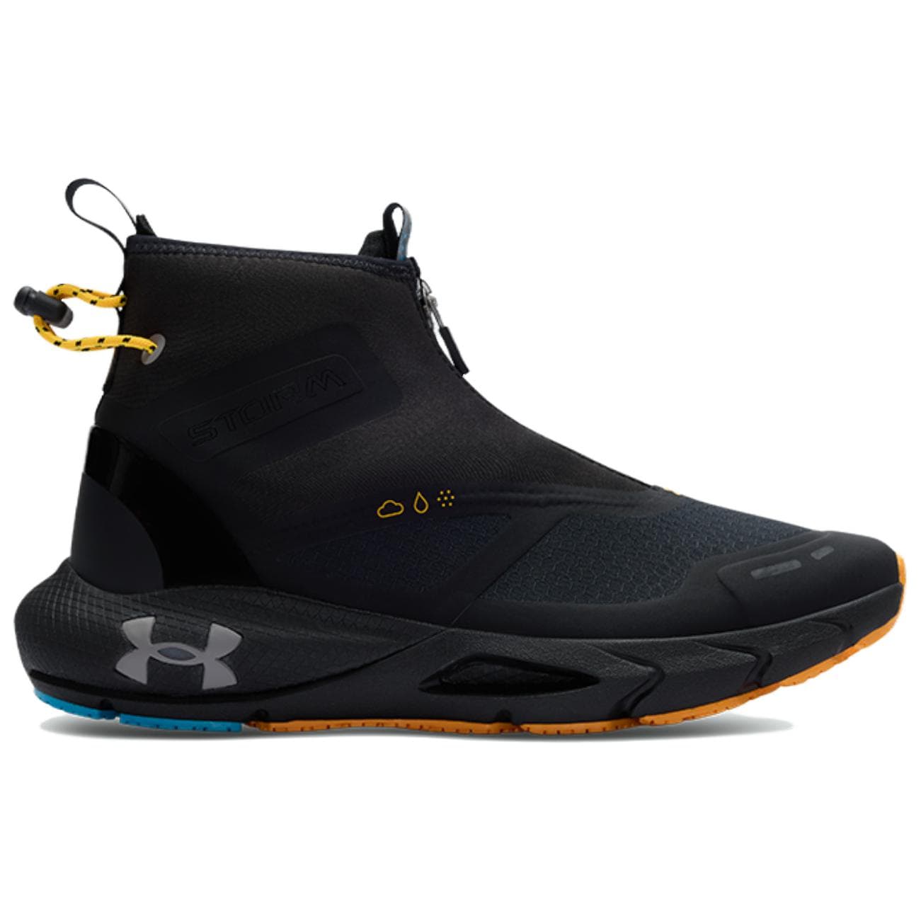 Кроссовки Under Armour HOVR Phantom 24 7 Амортизация Износостойкий Высокий Топ Повседневная Обувь Женская Черная - изображение 2