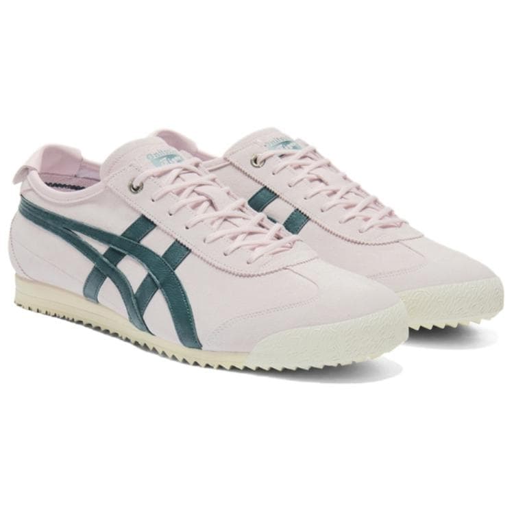 Кроссовки Onitsuka Tiger MEXICO 66 Противоскользящая Устойчивая к истиранию Низкий Топ Повседневная Обувь Унисекс Розовая - изображение 3