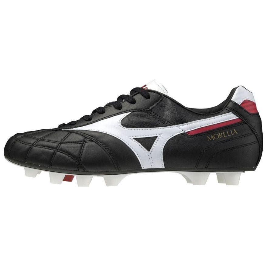 Кроссовки для футбола Mizuno MORELIA 2 Противоскользящие Устойчивые к истиранию Футбольные бутсы Унисекс Черные - изображение 1