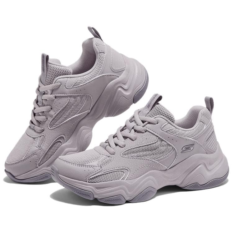 Кроссовки Skechers BOBS Износостойкий Дышащий Легкий Низкий Топ Кроссовки Женские Фиолетовые - изображение 4