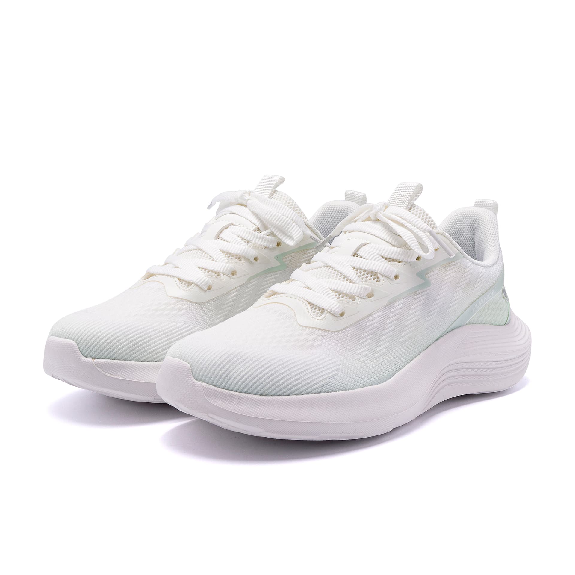 Кроссовки HUANQIU Low Топ Повседневная обувь Women's White Зелёный - изображение 9