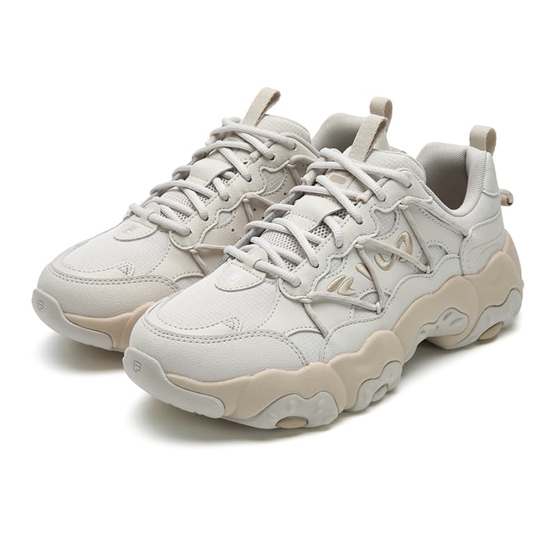 Кроссовки FILA FLUID 6 Отскок Низкий Топ Повседневная Обувь Женская Без рисунка Серый - изображение 3