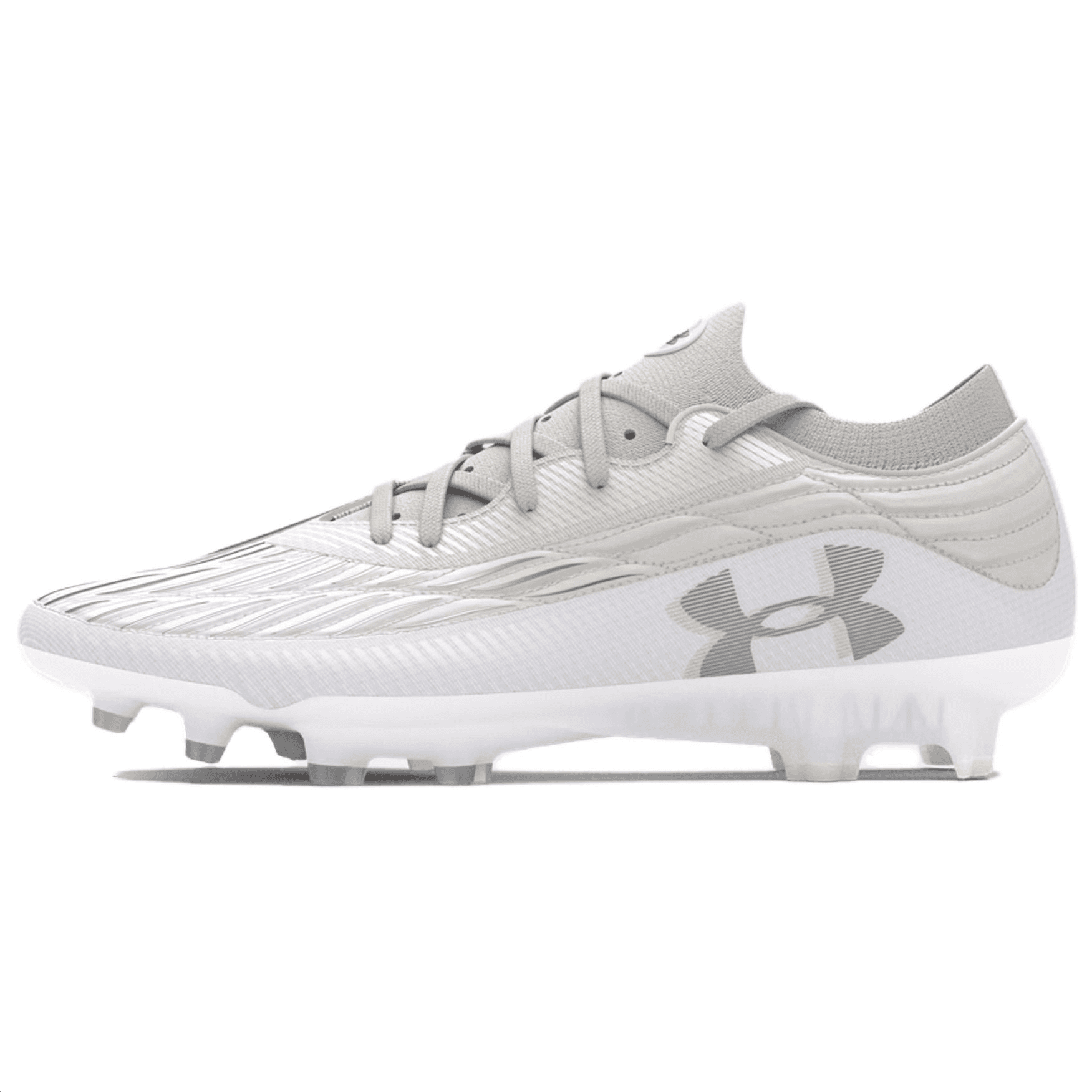 Кроссовки для футбола Under Armour MAGNETICO ELITE 4 FG Твердый Грунт Устойчивые к Износу Футбольные Бутсы Мужские Белые - изображение 1