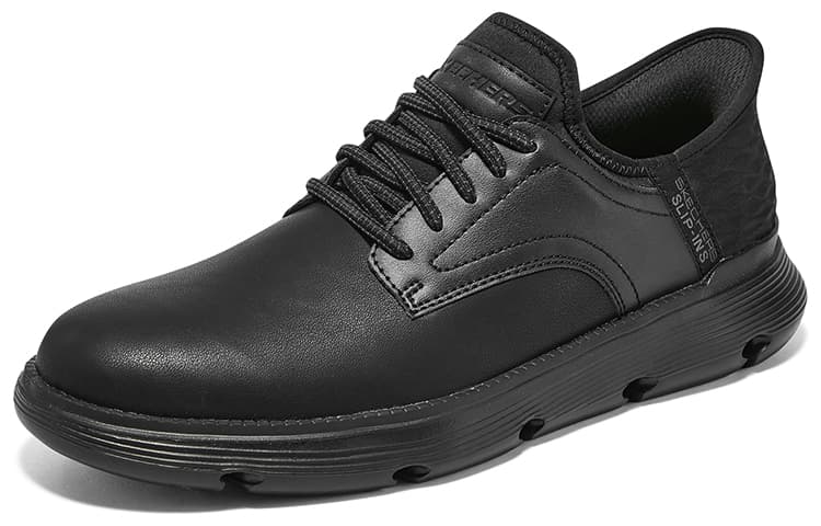 Ботинки Skechers Garza Устойчивая к истиранию Низкая Повседневная Обувь Мужская Черная - изображение 3